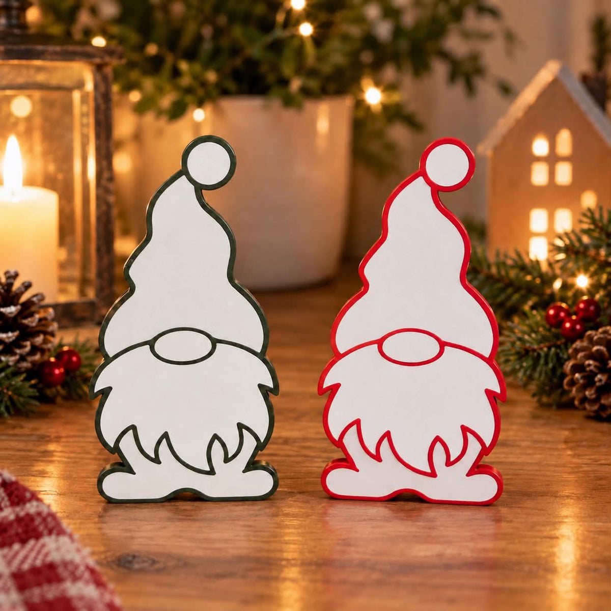 Cute Christmas gnome figure