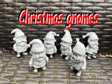 Cute Christmas gnome figures, Santa's little helpers