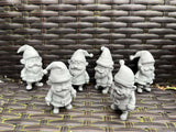 Cute Christmas gnome figures, Santa's little helpers