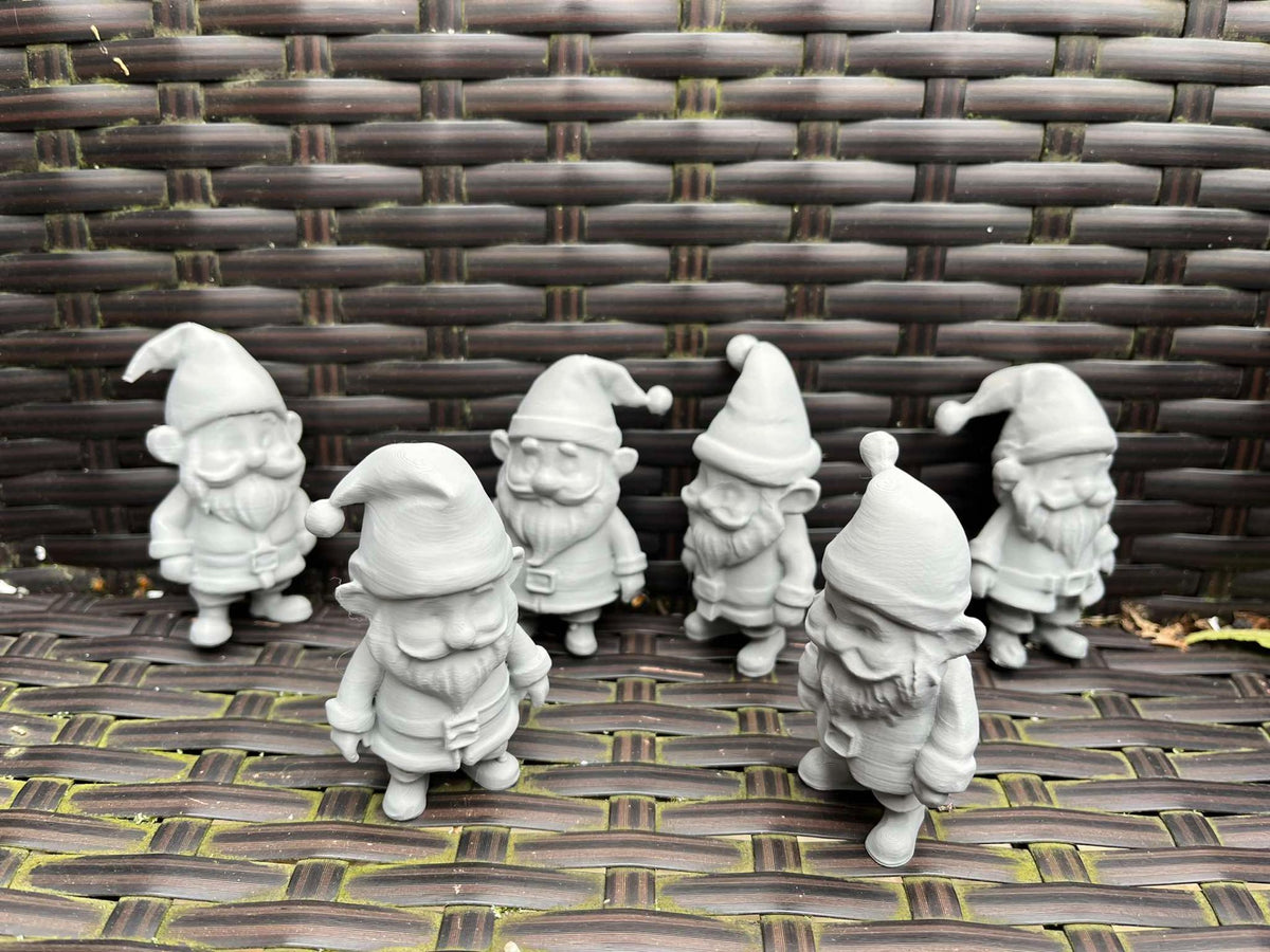 Cute Christmas gnome figures, Santa's little helpers