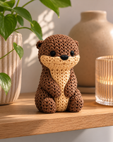 Otter Figurine – Charming Shelf Companion