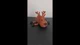 Cute articulated reindeer in two colours