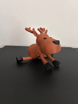 Cute articulated reindeer in two colours