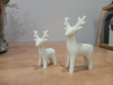 Minimalist reindeer figure in 2 sizes