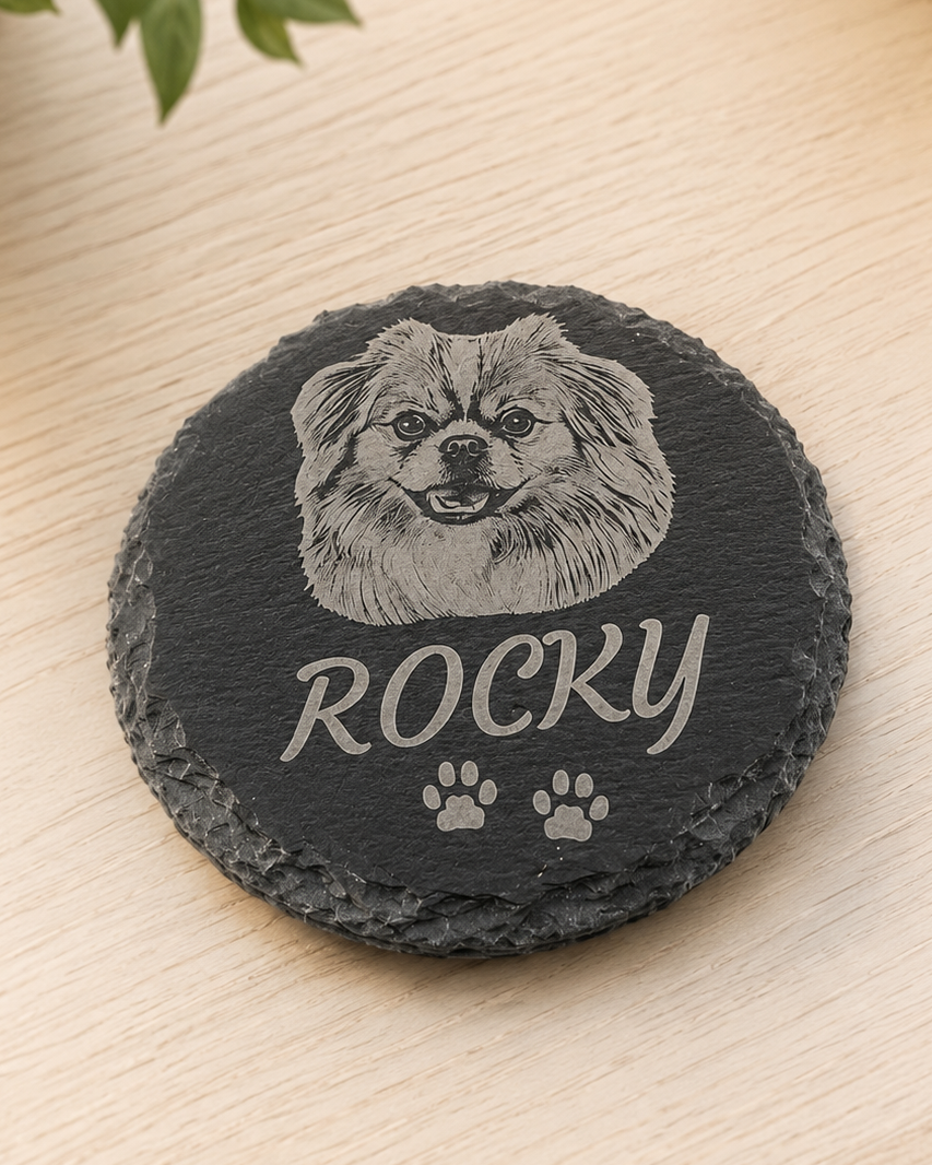 Personalised Slate Coaster – Design Your Own