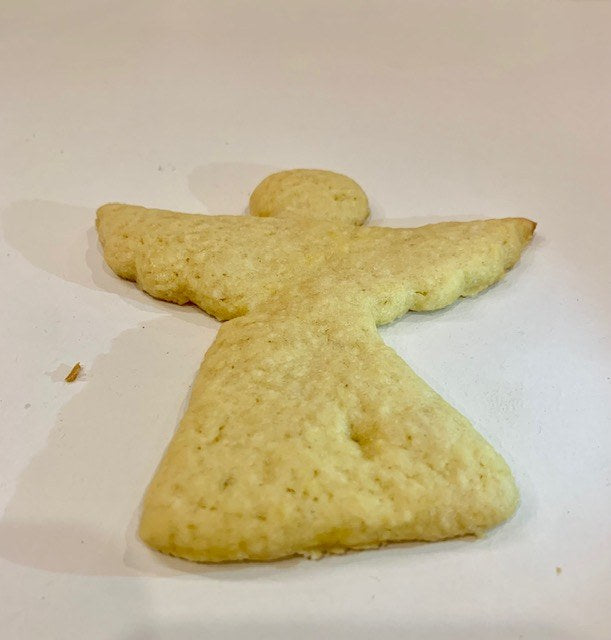 Angel-shaped cookie cutter
