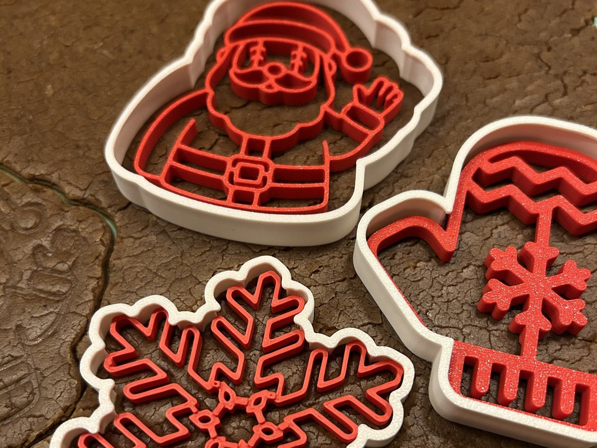 Christmas cookie cutter – set with stamp