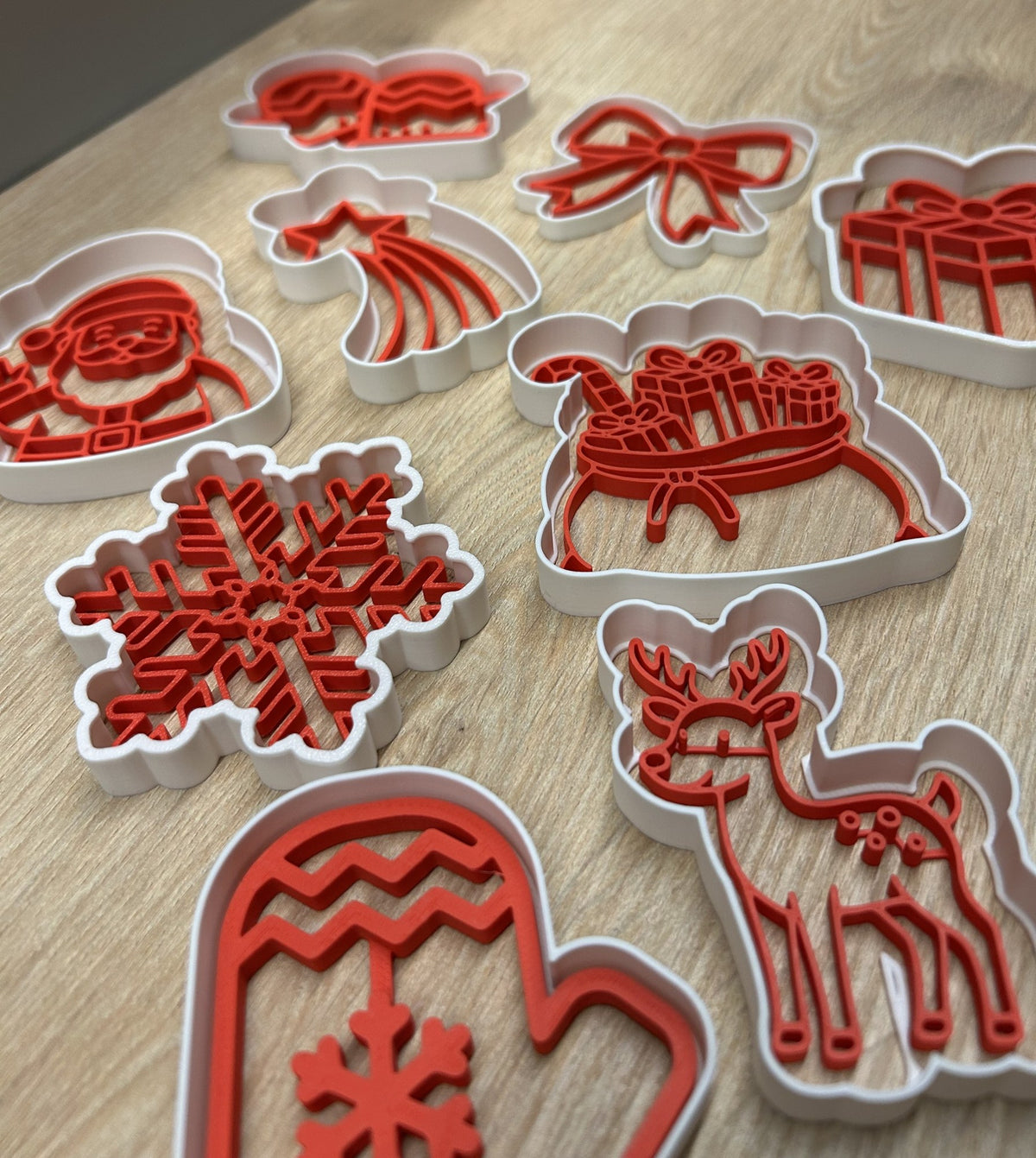 Christmas cookie cutter – set with stamp