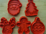 Cookie cutters with traditional Christmas motifs