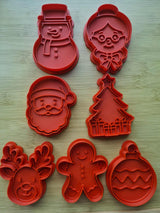 Cookie cutters with traditional Christmas motifs