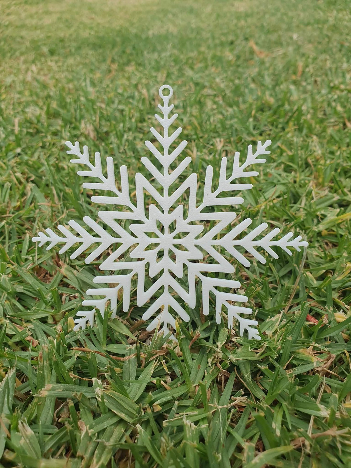 Snowflake Christmas tree ornament