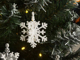3D snowflake puzzle ornaments, set of 4