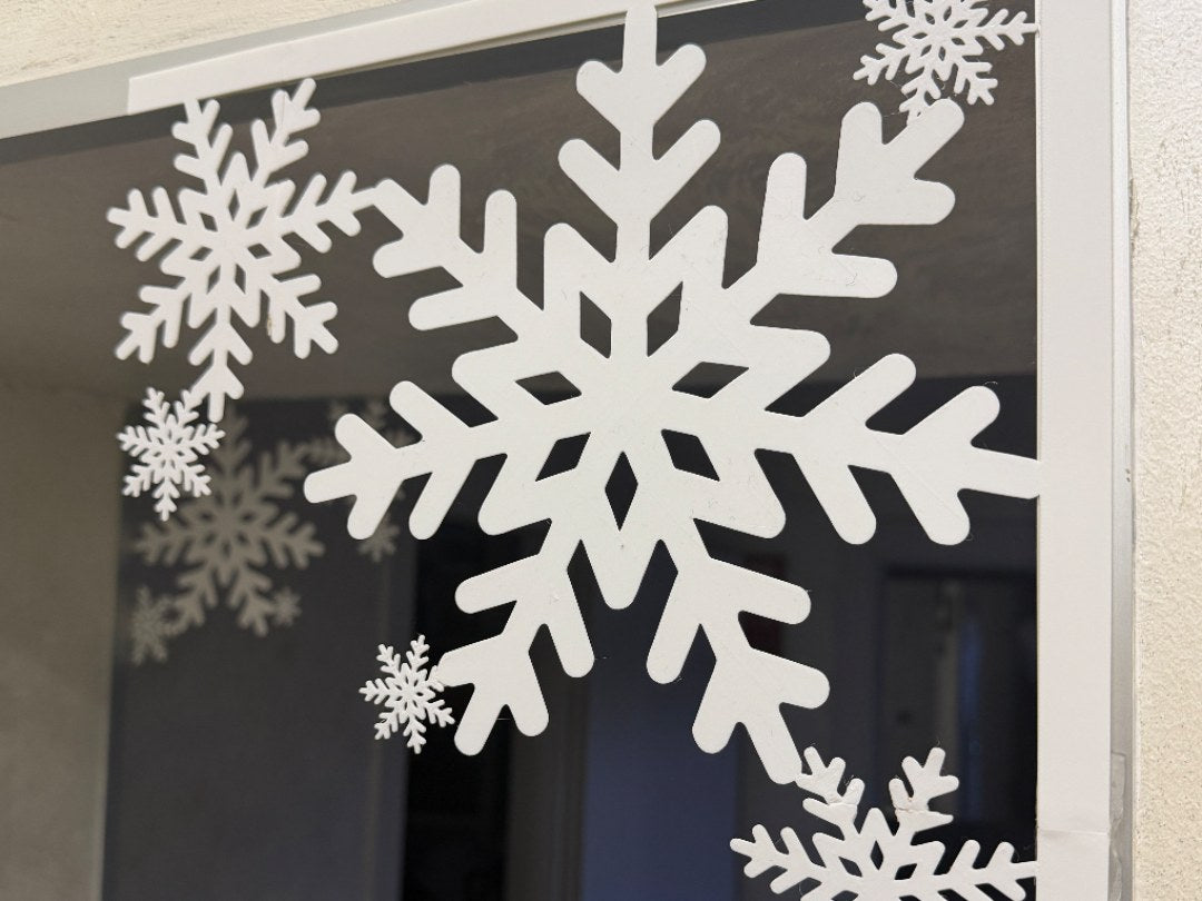 Snowflake Christmas decoration for doors and windows