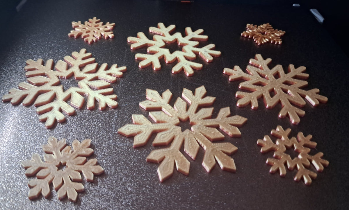 Snowflake decoration for windows and the Christmas tree