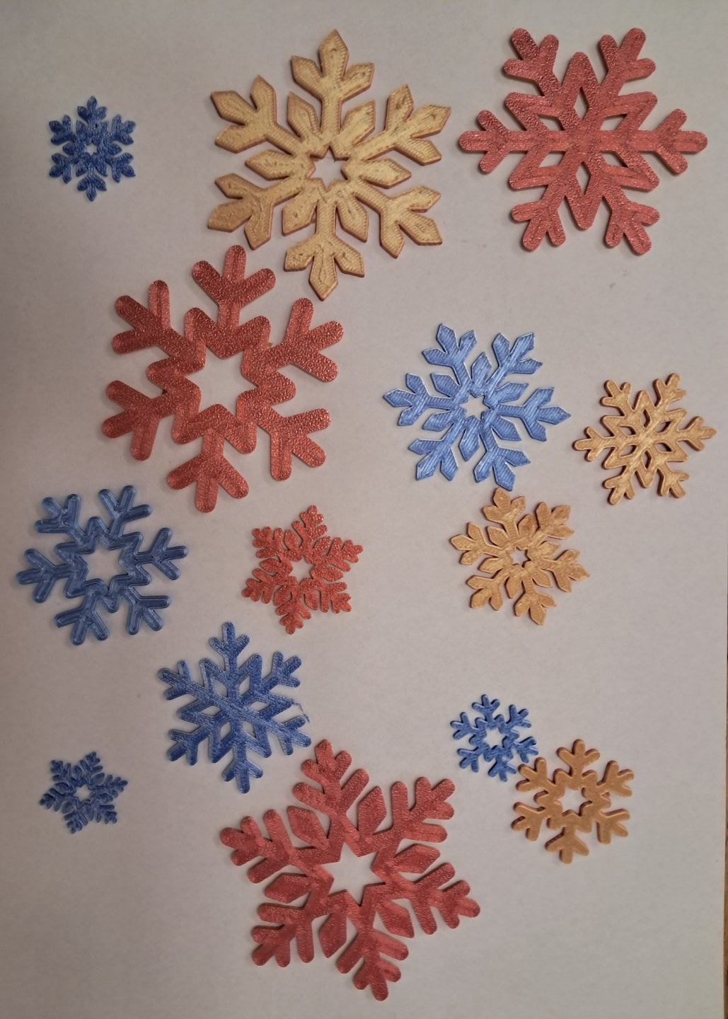 Snowflake decoration for windows and the Christmas tree