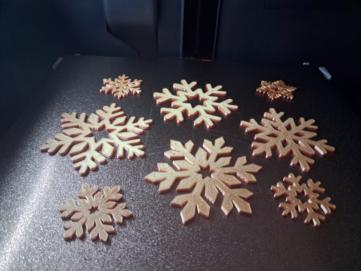 Snowflake decoration for windows and the Christmas tree