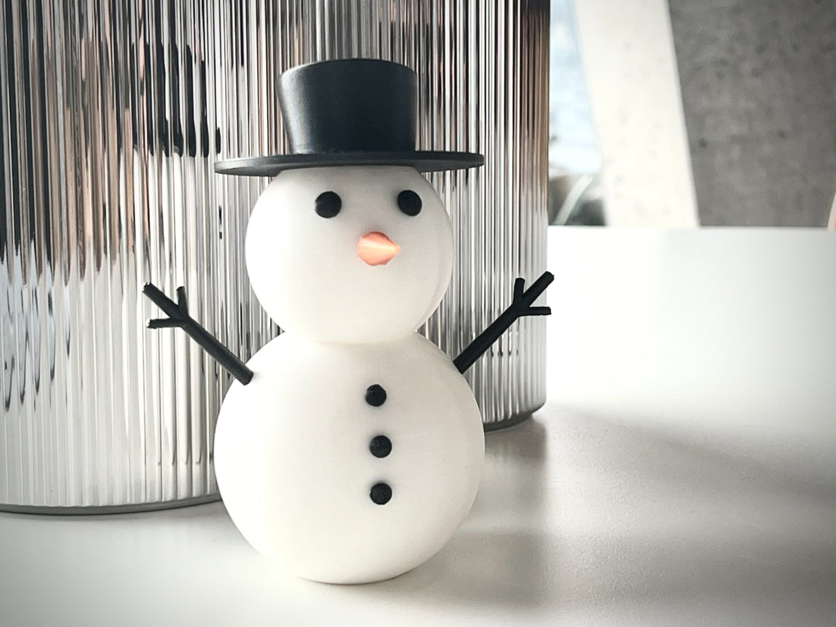 Snowman figure in several colours – Christmas decoration