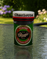 Personalised Can Topper Student Cap with Name – Drink Lid & Name Tag