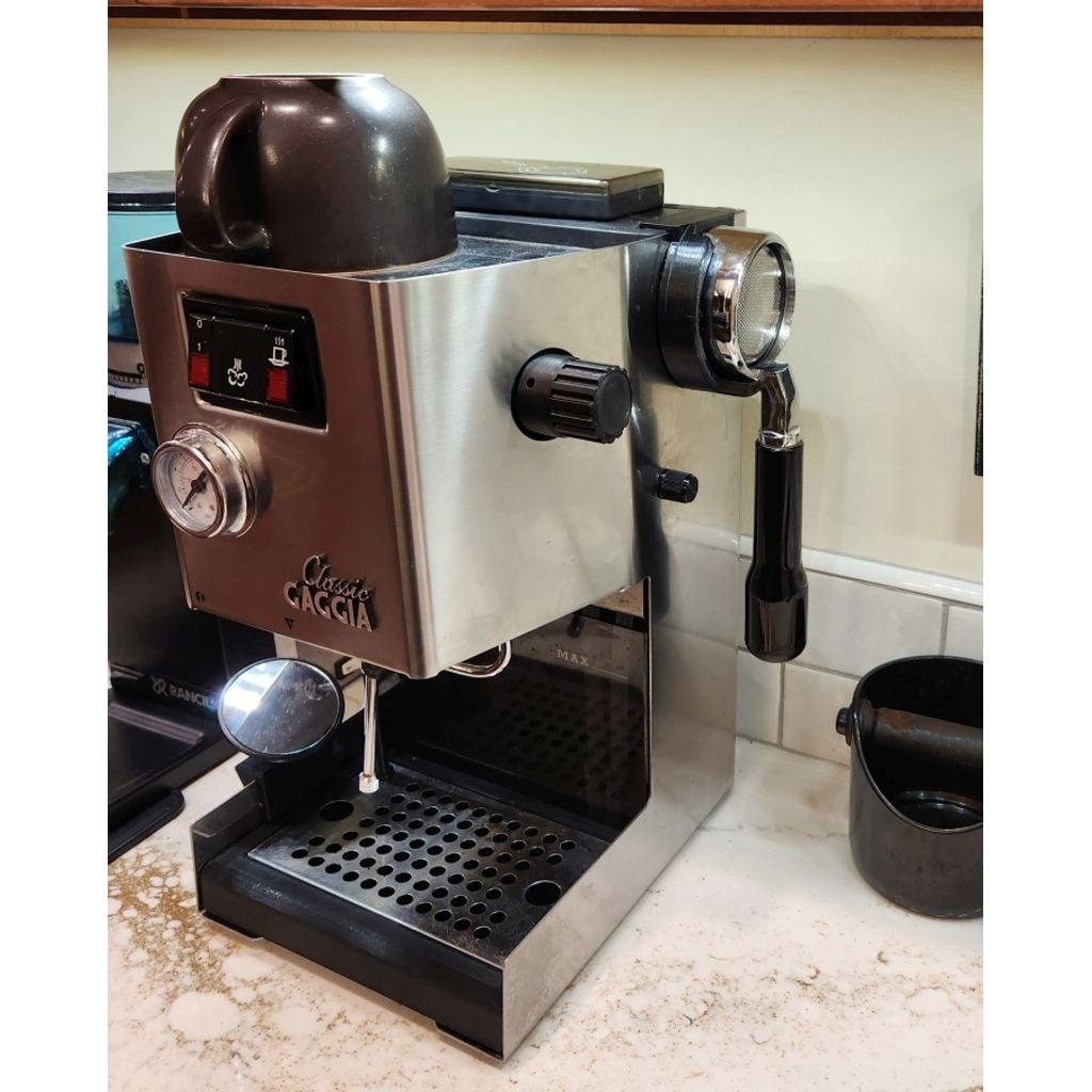 Gaggia Classic portafilter holder – side hook mount