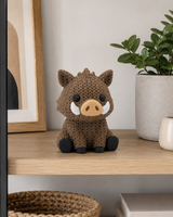 Wild Boar Figurine – Rustic Wildlife Decor